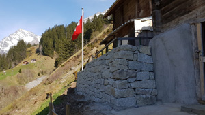 Trockenmauern - Bruchsteinmauern - Baugruppe Bristen